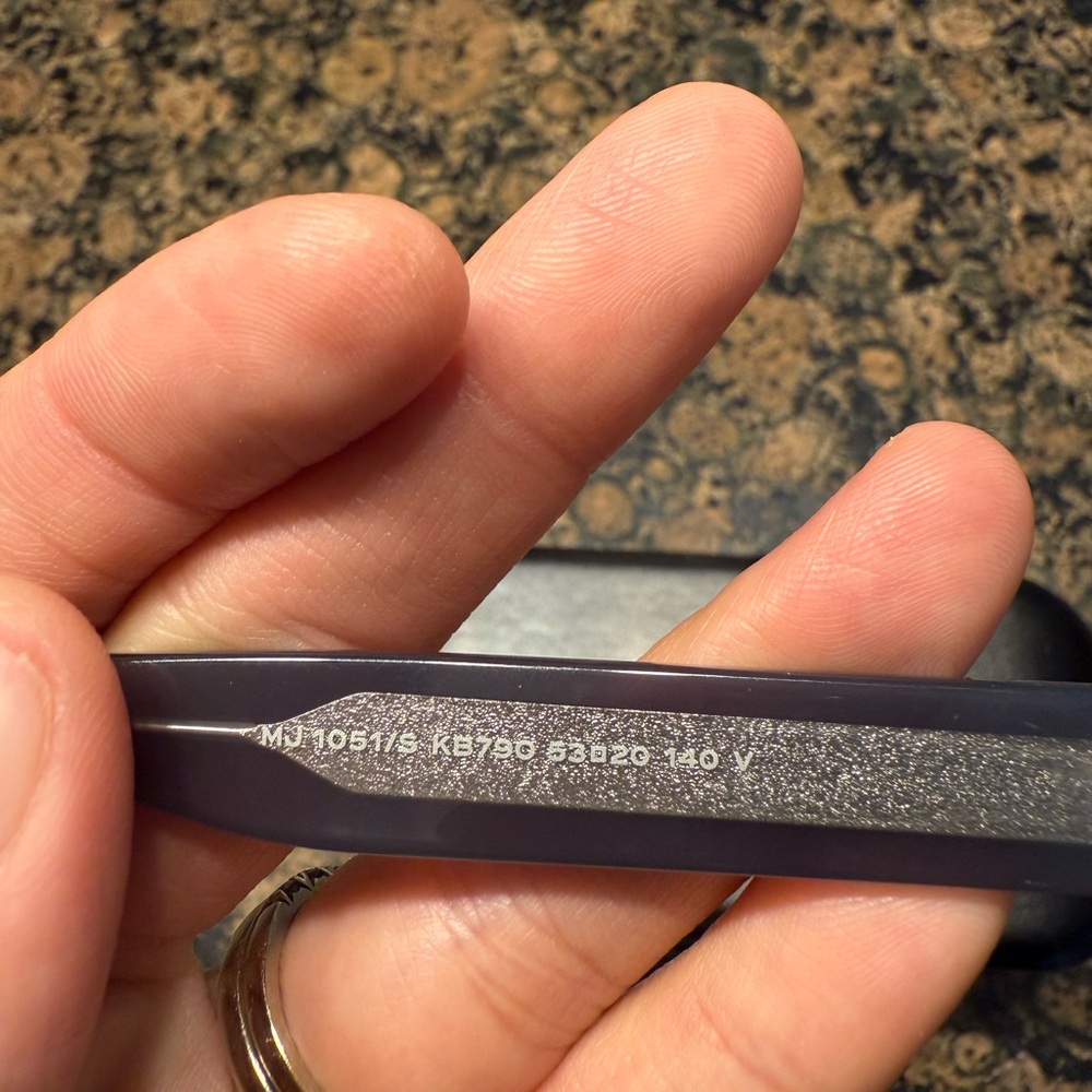 Marc Jacobs Translucent Gray/Purple Sunglasses - image 4